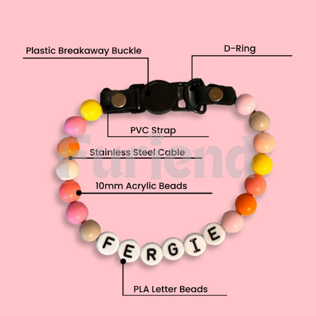 Custom Furiend™ BFF Cat Collar + Free Matching Bracelet | You Choose the colors